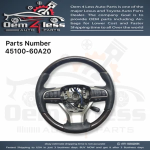 Lexus LX 570 Steering Wheel 2016, 2017, 2018, 2019, 2020, 2021 OEM 45100-60A20 - Picture 1 of 6