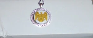 Roman Empire Rome Army War Legion Italy Caesar Eagle Pendant Necklace SPQR Rome - Picture 1 of 3