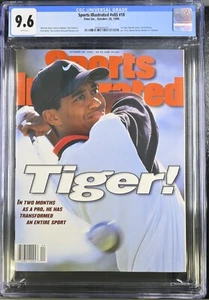 CGC 9.6 Sports Illustrated October 1996 Tiger Woods First Cover RC NEWSSTAND - Picture 1 of 2