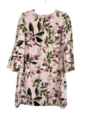 Mini Vestido Floral Casa Blanca Mercado Negro 10 Rosa Femenino Resort Clásico Artístico Foto 1 de 4