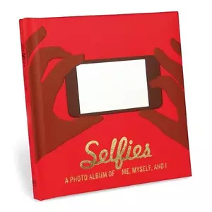 Selfie Photo Album by KNOCK KNOCK Hardcover Novelty iPhone Android Me Myself New - Picture 1 of 1