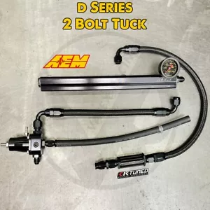 D Series Fuel Tuck System w AEM Fuel Rail KTuned Filter Civic D Series 2 Bolt - Picture 1 of 12
