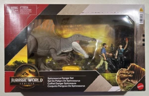 NUEVO 2025 Jurassic World Renacimiento PELIGRO SET Spinosaurus Zora Dr. Henry Figuras - Imagen 1 de 2