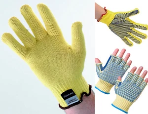 KEEPSAFE made with KEVLAR CUT RESISTANT WORK GLOVES MEDIUM WEIGHT - Picture 1 of 1