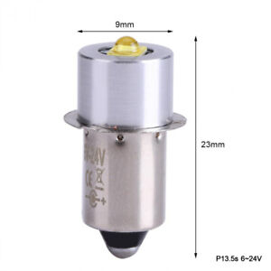 2pcs E10 p13.5s 3w dc6-24v 18v led flashlight bulbs mini torch bulb lights 