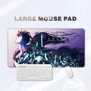 Tappetino per mouse grande livellamento Anime Solo tappetino da scrivania tastiera tappetino per mouse - Foto 1 di 3