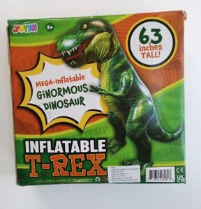 JOYIN 62” Giant T-Rex Dinosaur Inflatable for Party Decorations, Large, Green 