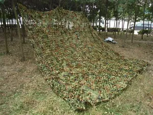 16x10ft Woodland Camouflage Camo Net Netting Camping Military Hunting Shade - Picture 1 of 5