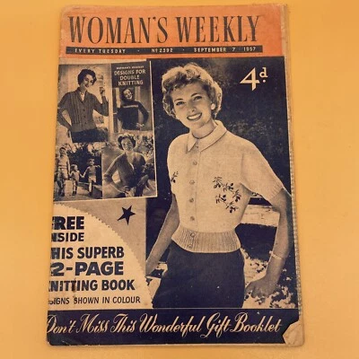 Womans Weekly Magazine 7 September 1957 - Image 1 of 4