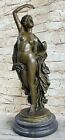 Bronze Nude Girl Model Standing Mannequin Nice Size Statue Sculpture Art Deco