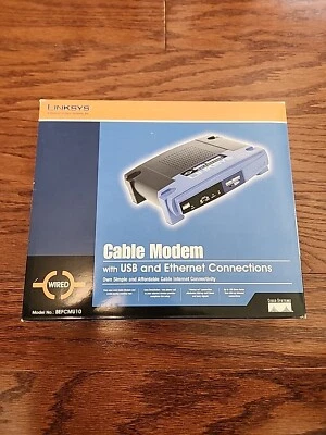 Linksys EtherFast Cable Modem with USB & Ethernet Connections (BEFCMU10 Ver 3) - Image 1 of 3