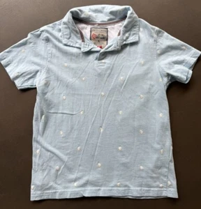 wiss Cross Original Trailblazer boy's youth t-shirt polo size 6 sail boat - Picture 1 of 6