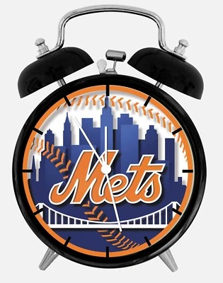 DEKAD New York Mets Alarm Desk Clock 3.75" Home or Office Decor W137 Nice For Gift