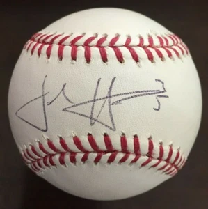 Single Signed OML Baseball Josh Harrison Total Sports Hologram - CM460 - Picture 1 of 2