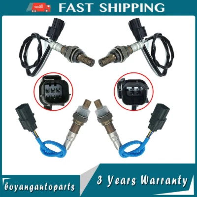 Sensor de oxígeno O2 4 piezas para Acura MDX V6 2007 2008 2009 3,7 L aguas arriba y aguas abajo Foto 1 de 4