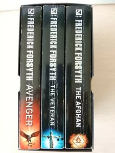 Frederick Forsyth Box Set: The Afghan / The Veteran / Avenger Paperbacks - Picture 1 of 4