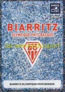 280 ECUSSON BADGE BIARRITZ OLYMPIQUE CARTE PANINI RUGBY 2020 2021 ADRENALYN XL - Imagen 1 de 1