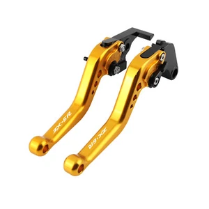 Palanca de freno de mano embrague corto de aluminio para Kawasaki Ninja ZX6R ZX636 2005-2006 _ - Imagen 1 de 5