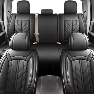 Seat Covers Custom Fit For 2009-2022 Ford F150 Front Rear Seat Protectors - Foto 1 di 9
