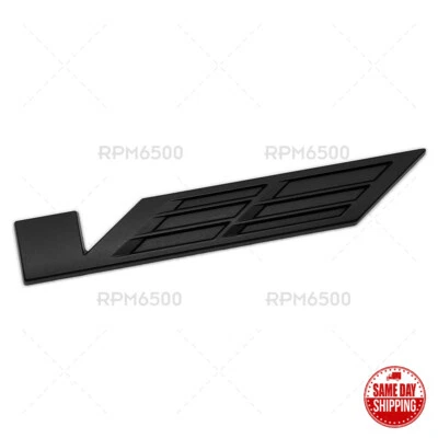 Cadillac CT4-V CT5-V CT6 Blackwing Logo Badge Emblem Car Decoration Sport Black - Image 1 of 4