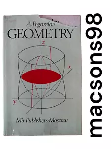 Geometrie von A. Pogorelov Mir Verlag Moskau 1987 - Bild 1 von 24