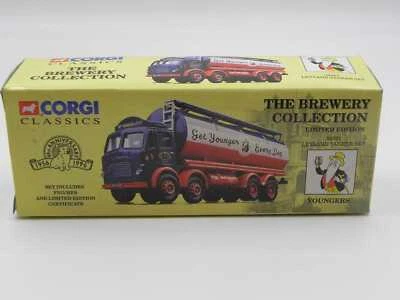 Corgi Classics Brewery Collection Leyland Tanker Youngers vintage die cast MIB - Immagine 1 di 2