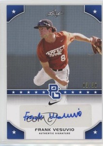 2015 Leaf Perfect Game National Showcase Blue /30 Frank Vesuvio #PG-FV1 Auto