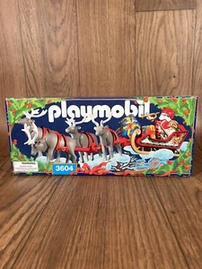 Playmobil Slitta Magica di Babbo Natale Set Natale 3604 SIGILLATO COME NUOVO - Foto 1 di 7
