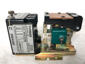 Furnas 55BA2AF / 55AA Pneumatic Timing Relay 110-600VAC, 0.2-180 Sec - Picture 1 of 9