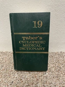 Taber's Cyclopedic Medical Dictionary 19th Edition 2001 Hardcover - Picture 1 of 7