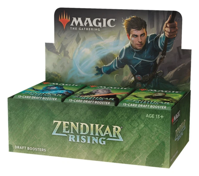 Wizards of the Coast Magic: The Gathering Zendikar Rising Draft Cards, Booster Box - C75380000