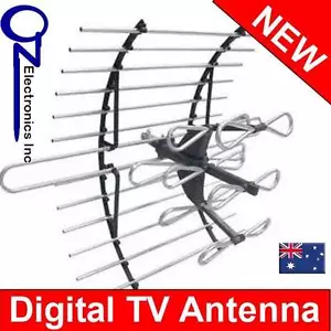 Digital TV Outdoor Antenna UHF VHF FM 4 AUSTRALIAN conditions Country Areas NEW - Picture 1 of 6