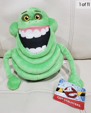 NWT Ghostbusters Slimer Green Slime Plushir Plush Stuffed Animal 9" Afterlife Cover
