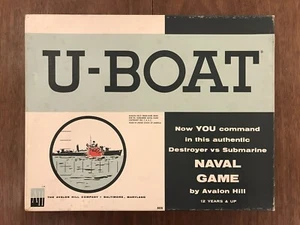 Board Game, U-Boat, Avalon Hill, 1961 - Picture 1 of 14