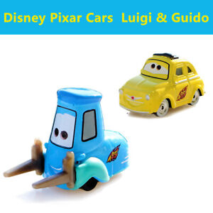 2 Pack Disney Pixar Cars Lot Luigi & Guido 1:55 Diecast Model Toy Car Loose Gift
