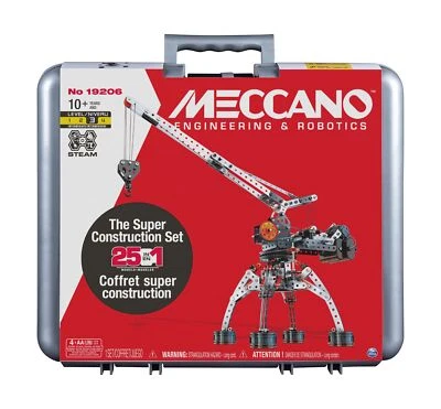 Meccano, Super Construction 25-in-1 Motorized Building Set, STEAM Education T... - Image 1 of 4