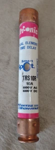 Ferraz Shawmut TRS10R Fusibile Tri-Onic 600V 10A Time Delay Doppio Elemento - Foto 1 di 1