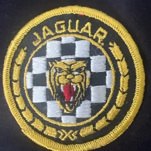 Vintage Jaguar Sports Car Logo Jacket Patch Automobile Automotive Car Dealership - Picture 1 of 2