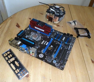 MSI z87-G43 Mainboard + Intel Core i7 4790 mit Lüfter + 16GB Corsair 1600 RAM - Bild 1 von 4