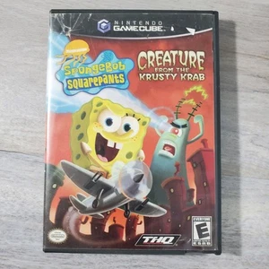 SpongeBob SquarePants Creature from the Krusty Krab Nintendo Gamecube no manual - Picture 1 of 4
