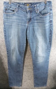 Lucky Brand Damenjeans Größe 12/31 blau Lola Skinny mittlere Waschung mittlerer Bund Mängel - Bild 1 von 14