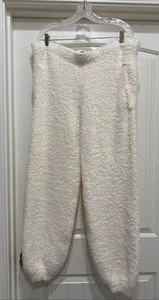 SKIMS NWOT Cozy Bone/White Jogger Loungewear Warm Fuzzy Knit SZ 2X/3X - Picture 1 of 13