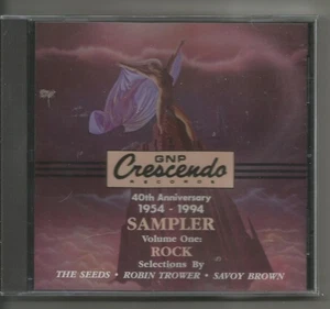 GNP CRESCENDO 40TH ANNIVERSARY 1954-1994 SAMPLER VOL 1: ROCK - THE SEEDS, SAVOY - Picture 1 of 2