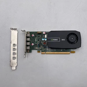 PNY NVIDIA NVS 510 2GB GDDR3 4-Mini DisplayPort Low Profile Video Card - READ - Picture 1 of 8