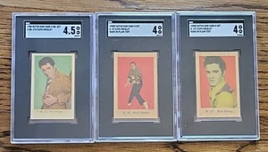 ELVIS PRESLEY 1958 Dutch Gum, 1962, 1964 x5 Diff All Freshly SGC Graded 4++ - Picture 1 of 4