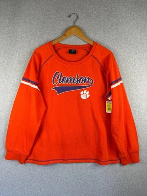 Suéter Clemson Tigers University Colosseum para mujer 2XL naranja fútbol NCAA Foto 1 de 4