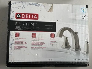 Delta Flynn Two Handle Widespread Bathroom Faucet 35768LF-Chrome - Open Box - Picture 1 of 2