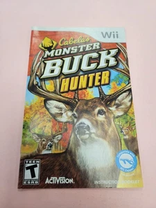 Cabela's Monster Buck Hunter | Wii | Manual Only - Picture 1 of 2