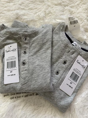 Espléndido niño manga larga 2 camisas talla 4T. Paquete de 2 Foto 1 de 4