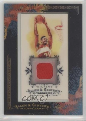 2009 Topps Allen & Ginter's Framed Mini Relics Dominique Wilkins #AGR-DOW HOF - Image 1 of 2
